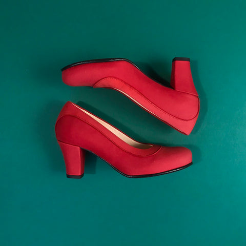 Minna | Red Nubuck