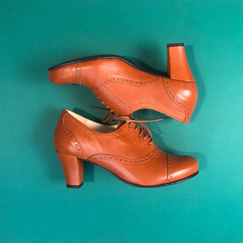 Marie Louise | Brown Leather